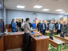 Віталій Кличко інспектує комплексну цифрову систему безпеки ліцею, 2025 — фото 4
