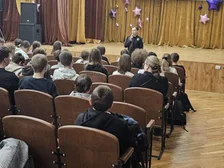 Фото до новини «Лекція „Види відповідальності за булінг та протиправні дії“ від ювенальної превенції», 22 лютого 2024