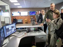 Віталій Кличко інспектує комплексну цифрову систему безпеки ліцею, 2025 — фото 8